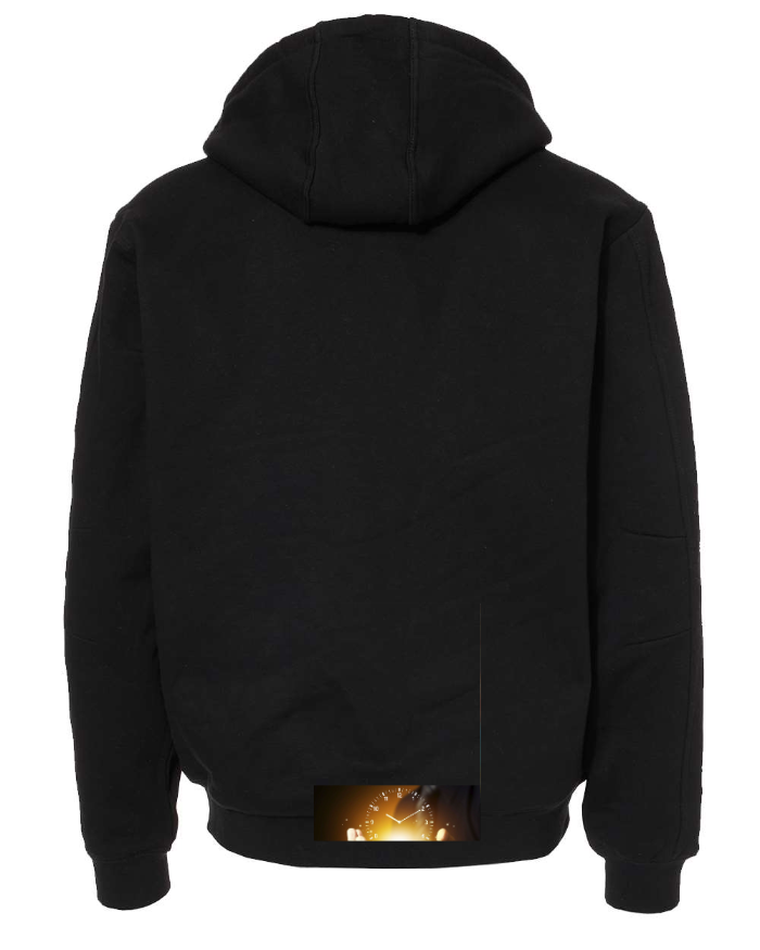 Crossfire Heavyweight Power Fleece Hooded Jacket with Thermal Lining