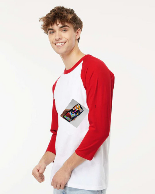 RAGLAN THREE-QUARTER SLEEVE BASEBALL T-SHIRT -200