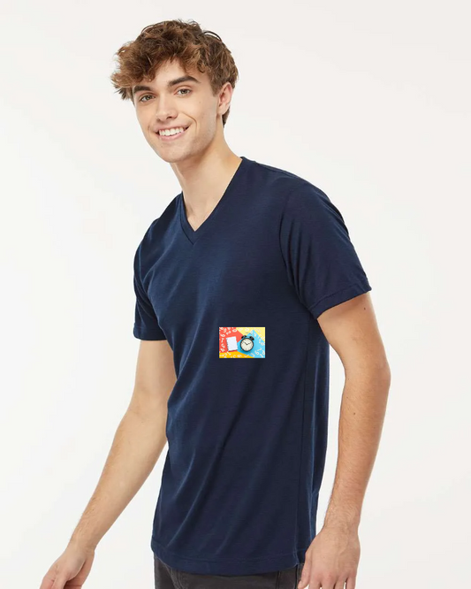 Deluxe Blend V-Neck T-Shirt - 3543