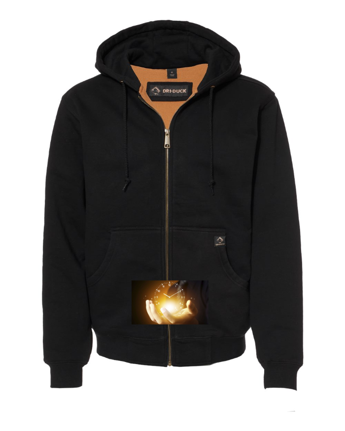 Crossfire Heavyweight Power Fleece Hooded Jacket with Thermal Lining